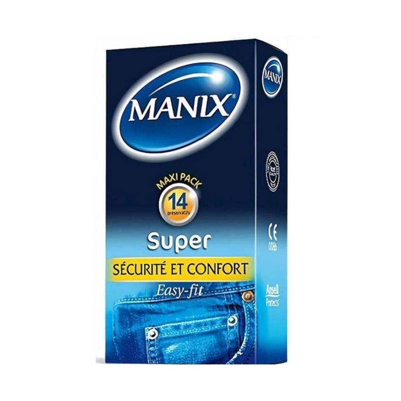 Manix Super Preservatifs – Boite 12 préservatifs