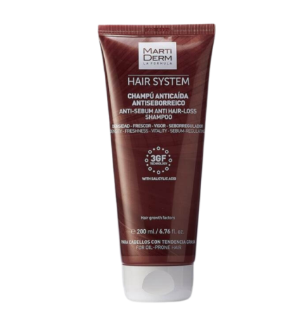 Martiderm Hair System Shampoing Anti-Sebum 200ml