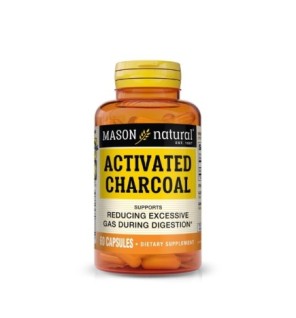 Mason Natural Activated Charcoal 60 capsules 787-60
