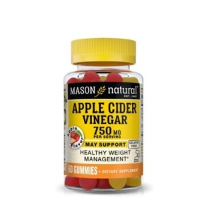 Mason Natural Apple Cider Vinegar 60 Gummies 1834-60