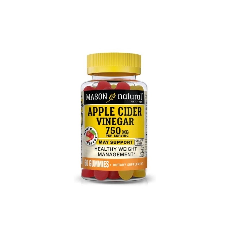 Mason Natural Apple Cider Vinegar 60 Gummies 1834-60