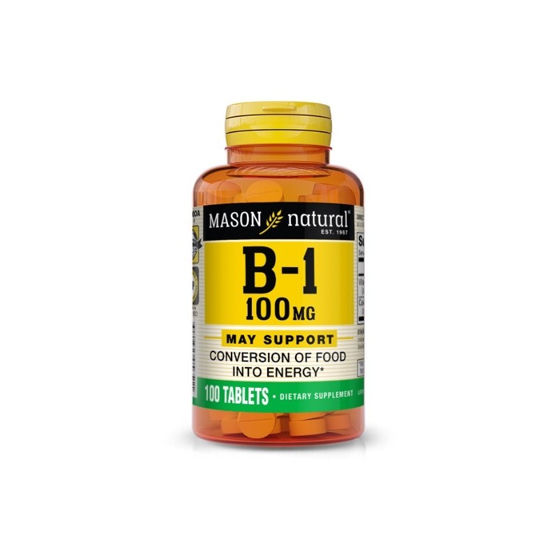 Mason Natural B-1 100mg 100 Tablets