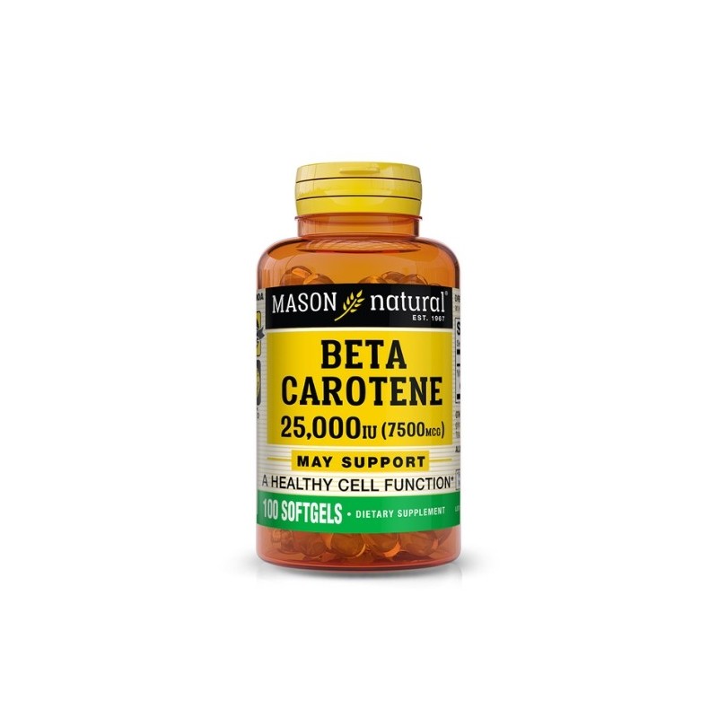 Mason Natural Beta Carotene 100 Softgels