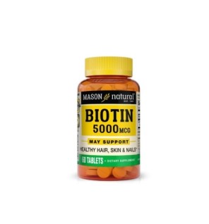 Mason Natural Biotin 60 Softgels