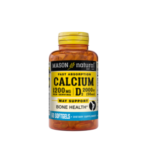 Mason Natural Calcium + Vitamine D3 60 Softgels 1618-60