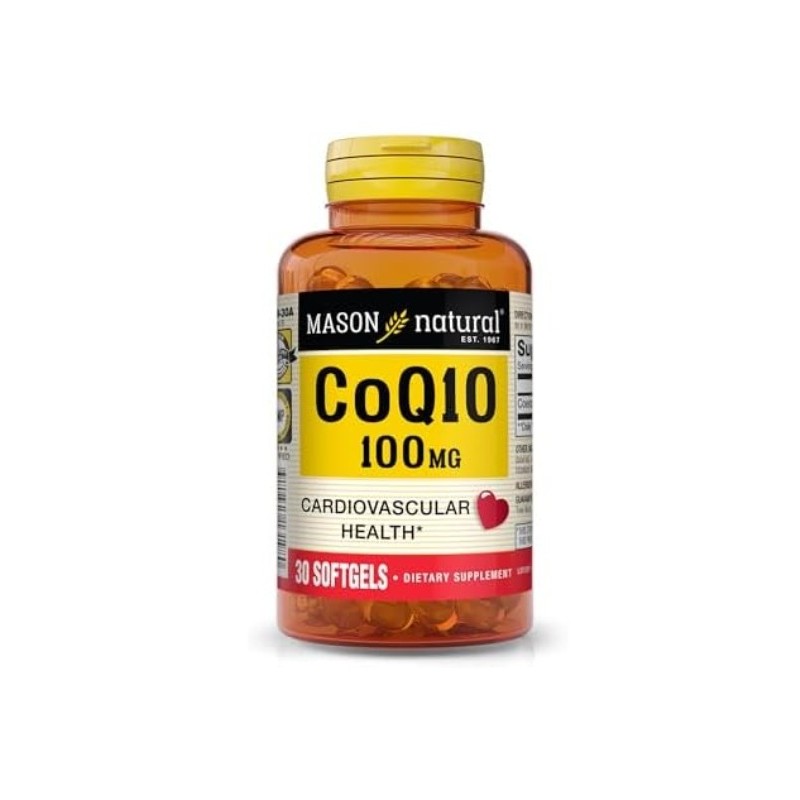 Mason Natural Co Q10 100mg 30 Softgels