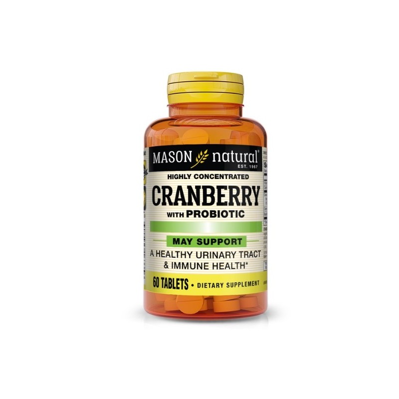 Mason Natural Cranberry with probiotic 60 Tablets 1633-60