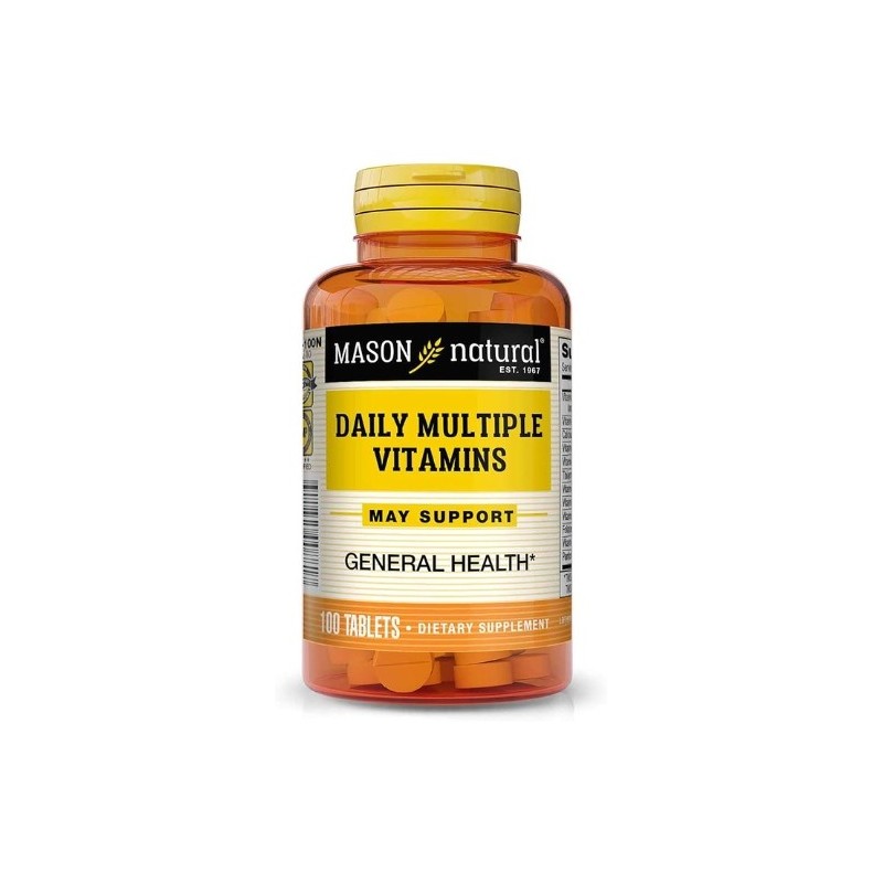 Mason Natural Daily Multiple Vitamins 100 Tablets