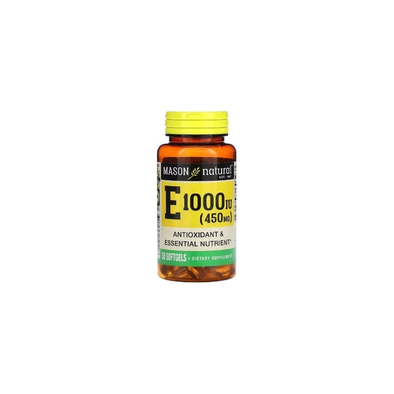 Mason natural E 1000 IU 50 Softgels