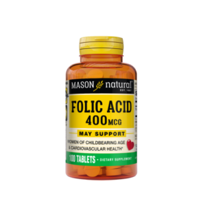 Mason Natural Folic Acid 400mg 100 tablets