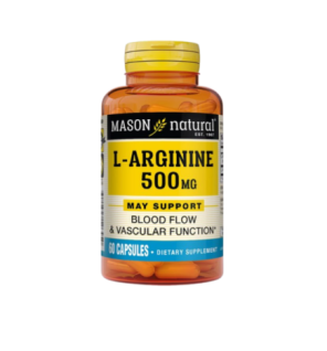 Mason Natural L-Arginine 500mg 60 capsules