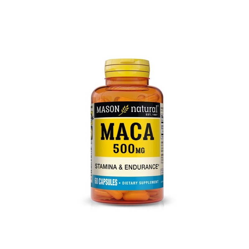 Mason Natural Maca 500mg 60 Capsules 1254-60