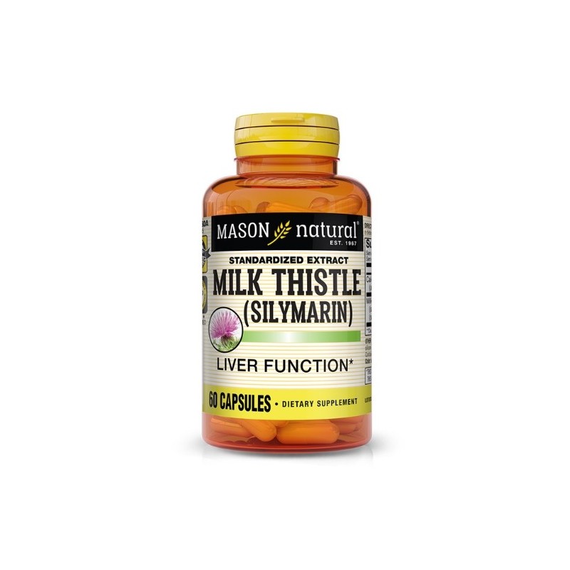 Mason Natural Milk Thistle Silymarin 60 Capsules 1299-60A