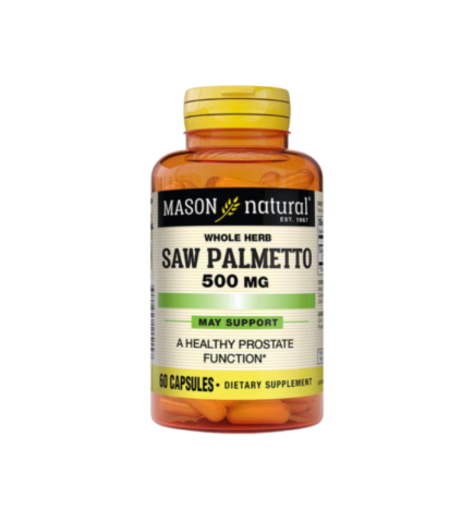 Mason Natural Saw Palmetto 500mg 60 capsules