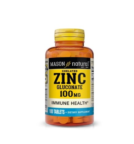 Mason Natural Zinc Gluconate 100 Tablets
