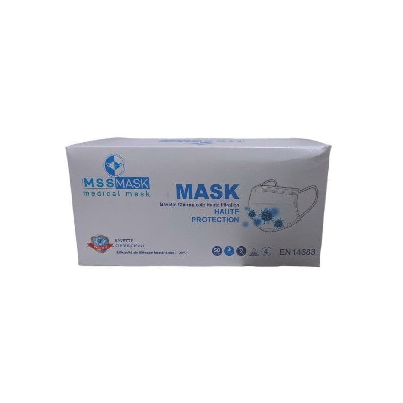 Masque MSS Medicale BOITE  50pcs