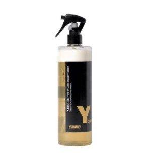 Yunsey Après Shampooing Biphasé à la Kératine Dorée 24 Carats Or Biphasique 500ml