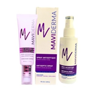 Maviderma Creme Reparatrice 50ml + Spray Antiseptique 125ml Pack