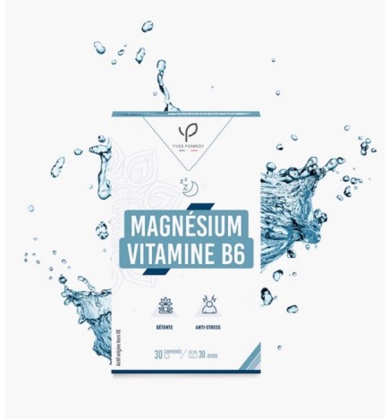 Yves Ponroy Magnésium et vitamine B6 – 30 Comprimes