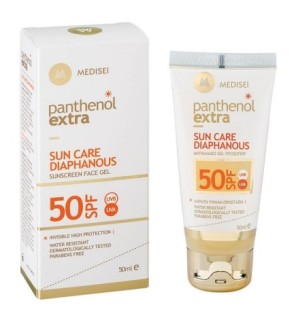 MEDISEI PANTHENOL EXTRA Protection Solaire DIAPHANE SPF 50 Gel invisible pour le visage