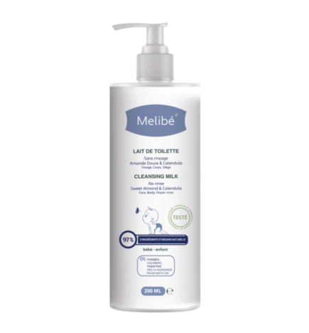 Melibé Bebe Lait de Toilette 200ml