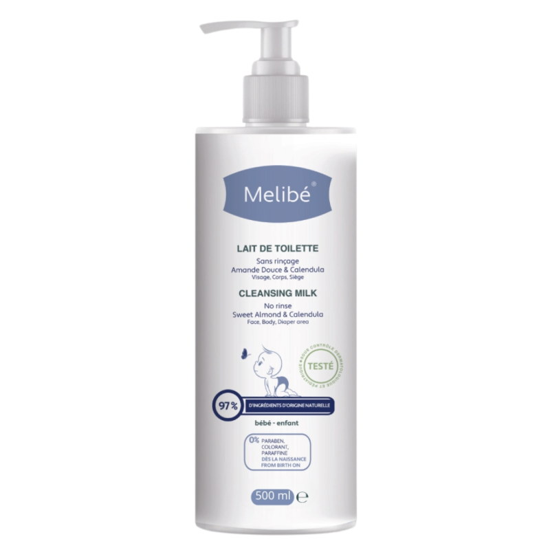 Melibé Bebe Lait de Toilette 500ml