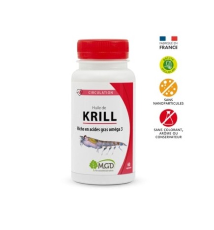 MGD Huile de krill 60 capsules