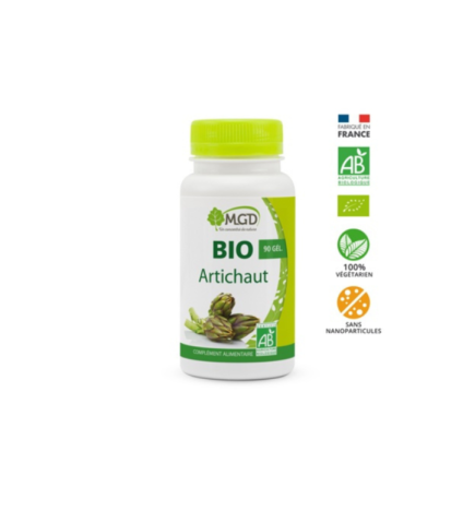 Mgd Nature Artichaut Bio – 90 Gélules