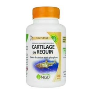 Mgd Nature Cartilage de requin 200 gelules