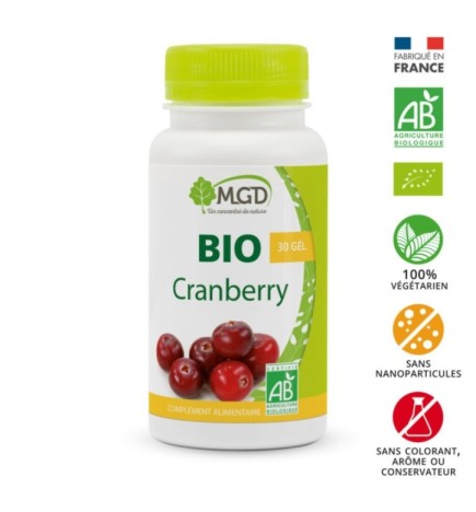 Mgd Nature Cranberry 30 gelules