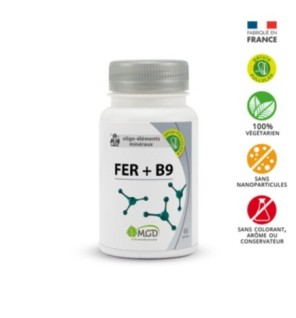 Mgd Nature Fer + B9 60 gelules