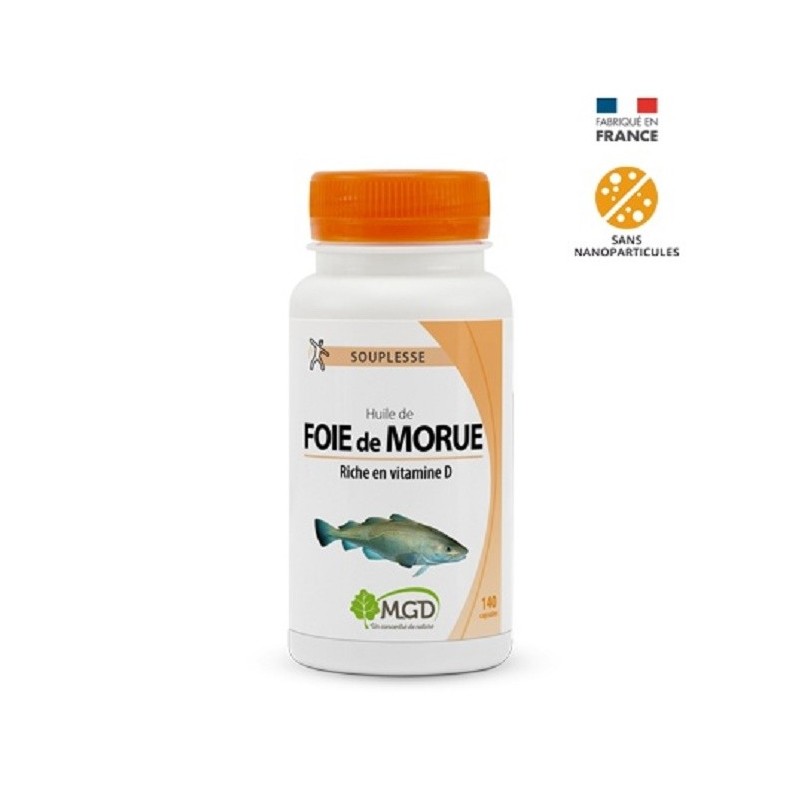 MGD NATURE Foie De Morue 140 Capsules