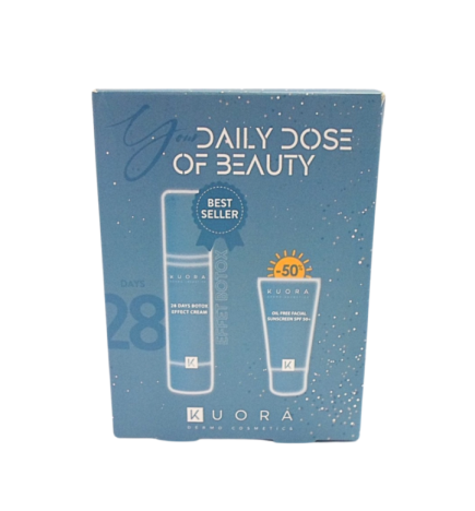 KUORA 28 Days Botox Cream + Oil Free Facial Spf50+ Pack