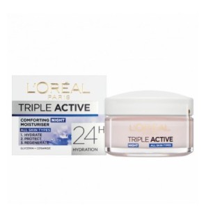 L’oreal Triple Active Créme Hydratante Comfort Nuit 50ml
