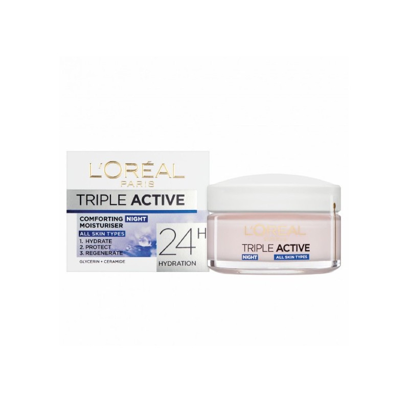 L’oreal Triple Active Créme Hydratante Comfort Nuit 50ml