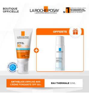 La Roche Posay Anthelios Creme Fondante UVMUNE 400 50ml+Eau Thermale 50ml Pack