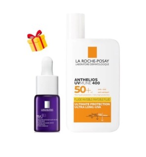 La Roche Posay Anthelios Fluide UVMUNE 400 invisible  égal  Mela B3 Miniature Offert