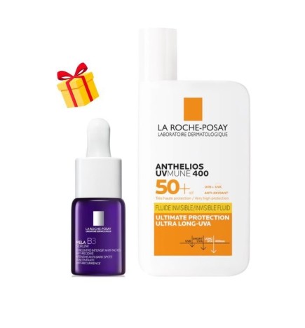 La Roche Posay Anthelios Fluide UVMUNE 400 invisible  égal  Mela B3 Miniature Offert