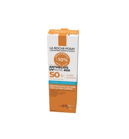 La Roche Posay ANTHELIOS UVMUNE 400 CRÈME FONDANTE SOLAIRE SPF50+ | Peau sensible normales à sèches |50ml -10%