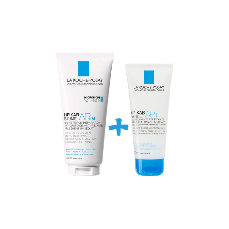 La Roche Posay Lipikar Baume AP+ M 200ml + Syndet AP+ 100ml pack