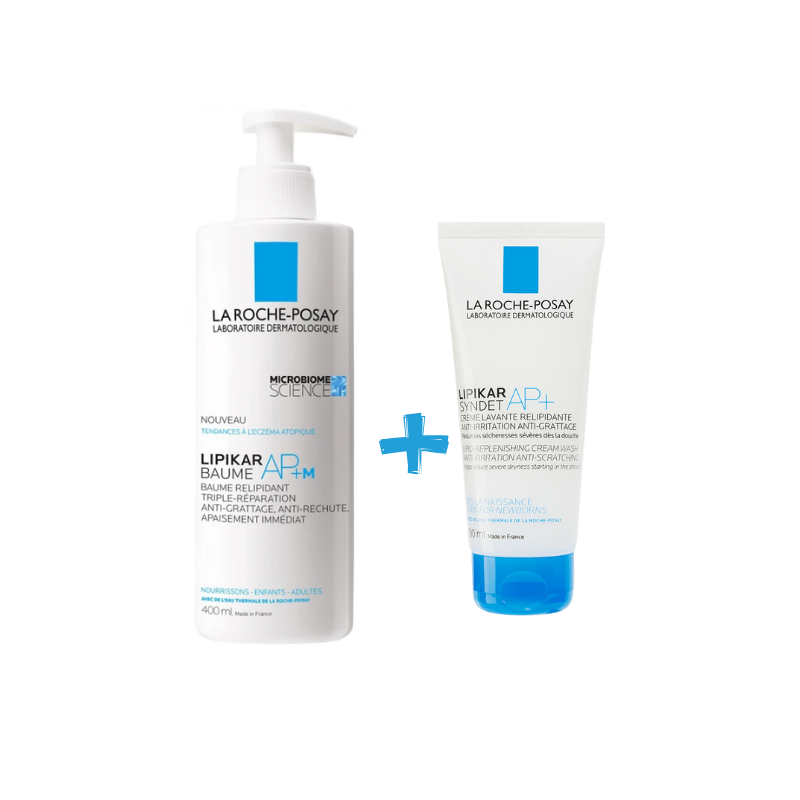 La Roche Posay Lipikar Baume AP+ M 400ml + Syndet AP+ 100ml pack