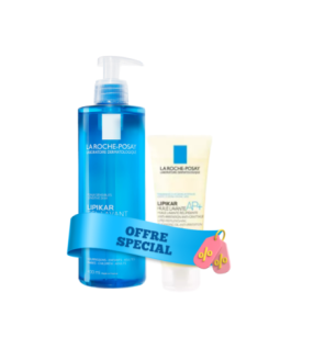 La Roche Posay Lipikar Gel Lavant 400ml+Lipikar Huile Lavant Ap+ 100ml Pack