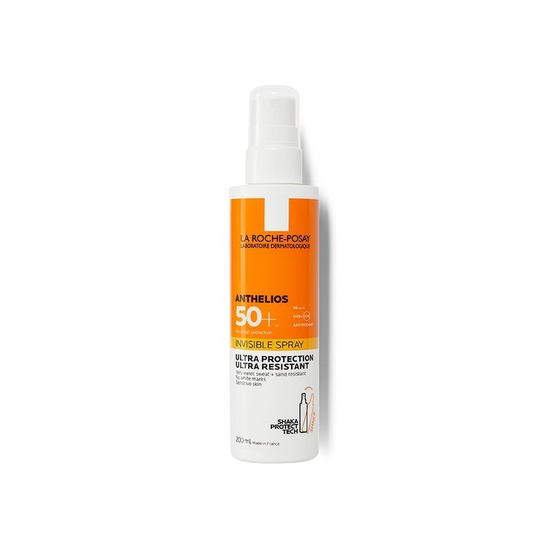 La Roche-Posay Anthelios Fluide Solaire Invisible Spray SPF50+ Peau Sensible | 200ml