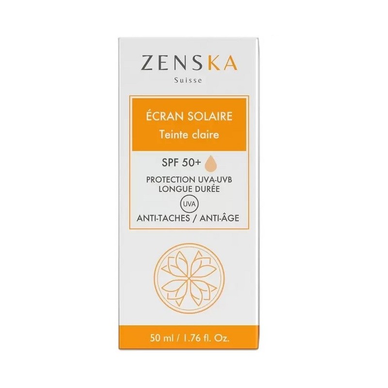 ZENSKA ÉCRAN SOLAIRE TEINTE CLAIRE – 50ml