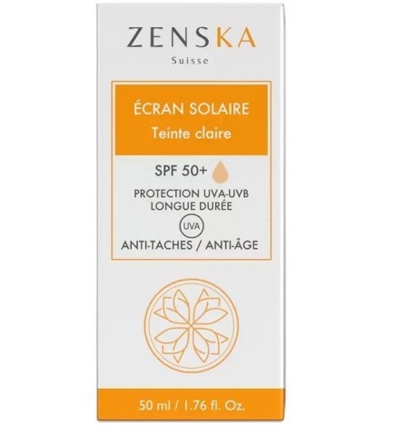 ZENSKA ÉCRAN SOLAIRE TEINTE CLAIRE – 50ml