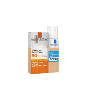 La Roche-Posay ANTHELIOS UVMUNE 400 Crème Solaire Fluide Invisible  égal  Eau Thermale 50ml Offerte