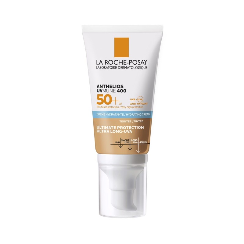 La Roche-Posay ANTHELIOS UVMune 400 Crème Solaire Teintée | Peaux Sensibles Normales À Sèches | 50ml