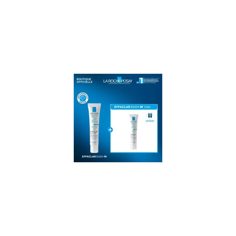 La Roche-Posay Effaclar Duo+ M 40ml  égal  Effaclar duo+ M en miniature Offert