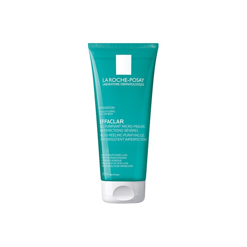La Roche-Posay Effaclar Gel Purifiant Micro-Peeling Peau Grasse Acnéique | 200ml