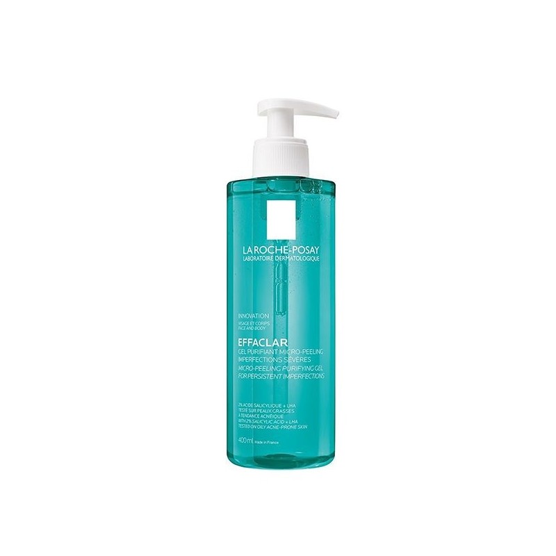 La Roche-Posay Effaclar Gel Purifiant Micro-Peeling Peau Grasse Acnéique | 400ml